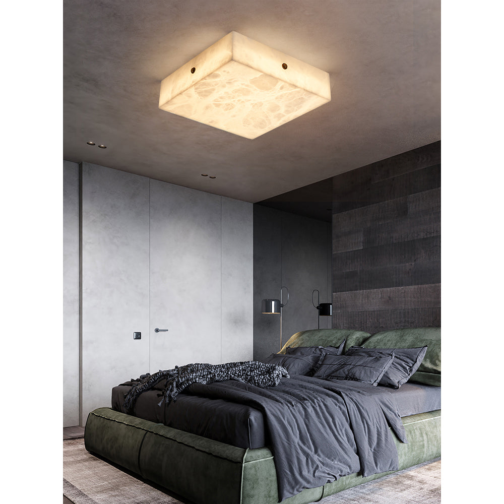 Arca Alabaster Flushmount Ceiling Light — view 20