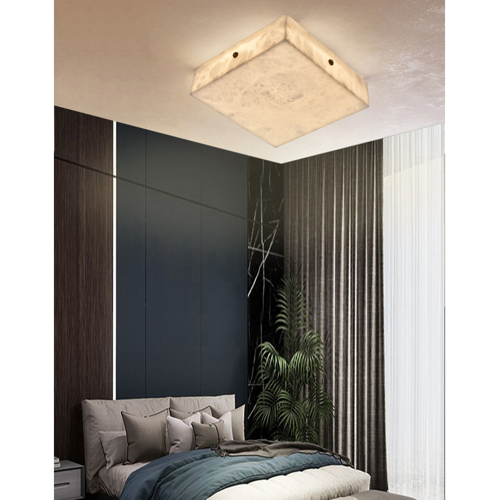 Arca Alabaster Flushmount Ceiling Light — view 21