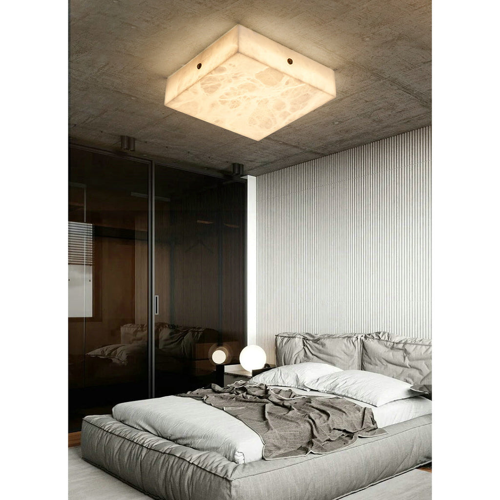 Arca Alabaster Flushmount Ceiling Light — view 24