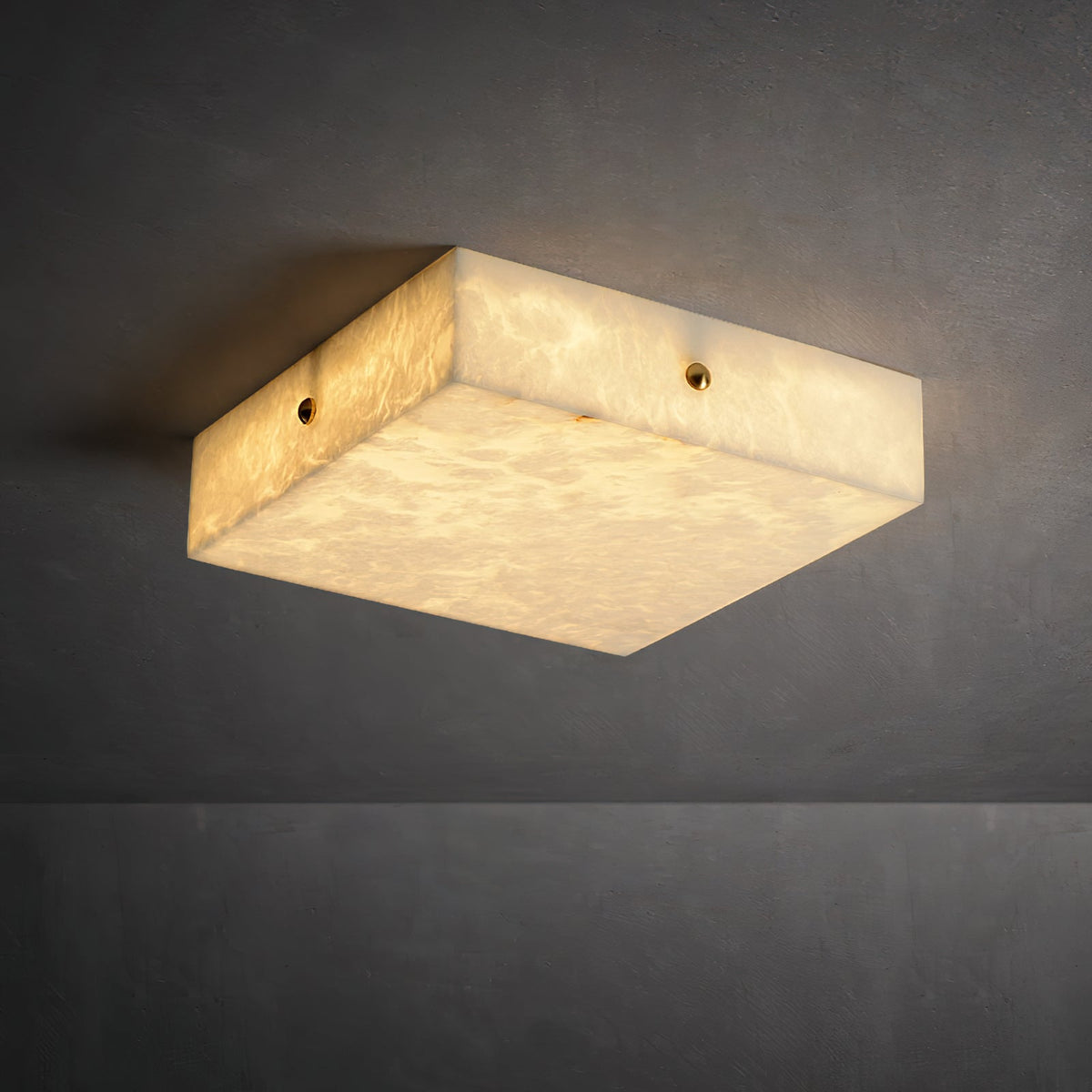 Arca Alabaster Flushmount Ceiling Light — view 30