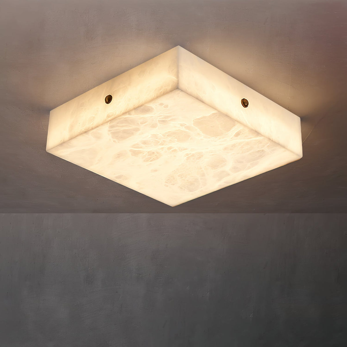 Arca Alabaster Flushmount Ceiling Light — view 31