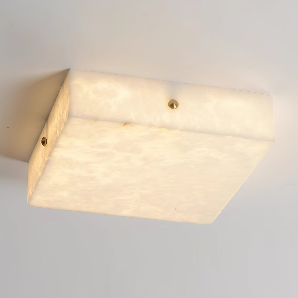 Arca Alabaster Flushmount Ceiling Light — view 33