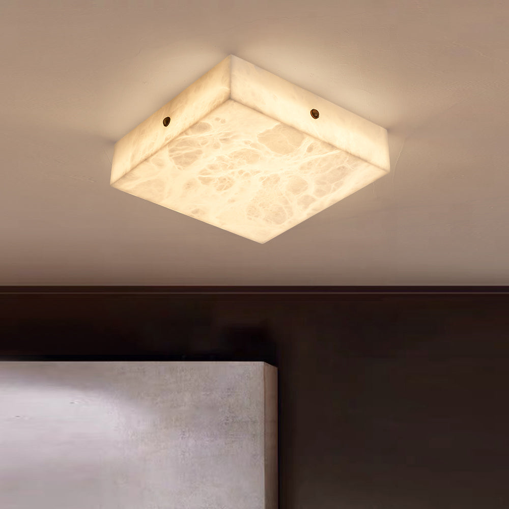 Arca Alabaster Flushmount Ceiling Light — view 12