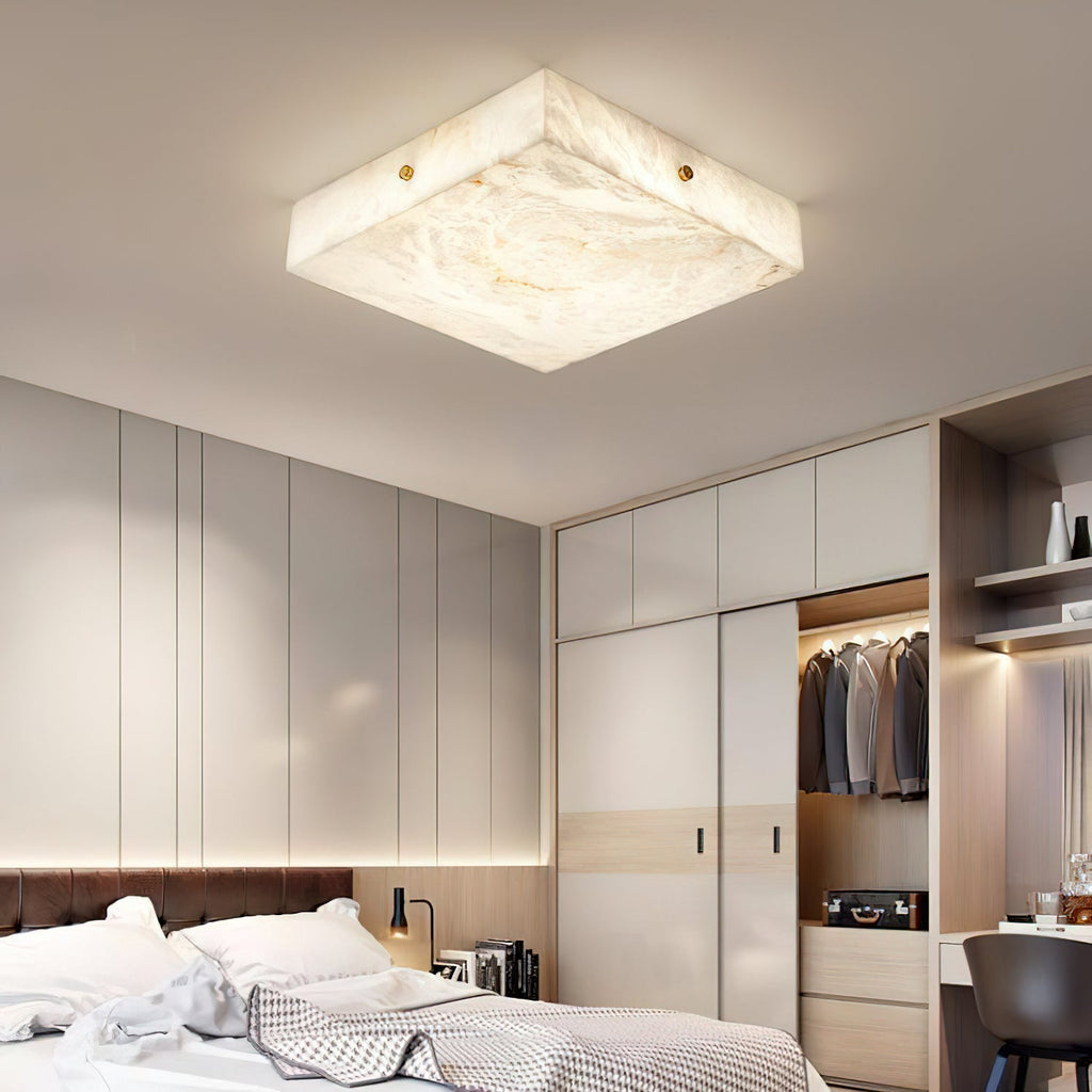 Arca Alabaster Flushmount Ceiling Light — view 18