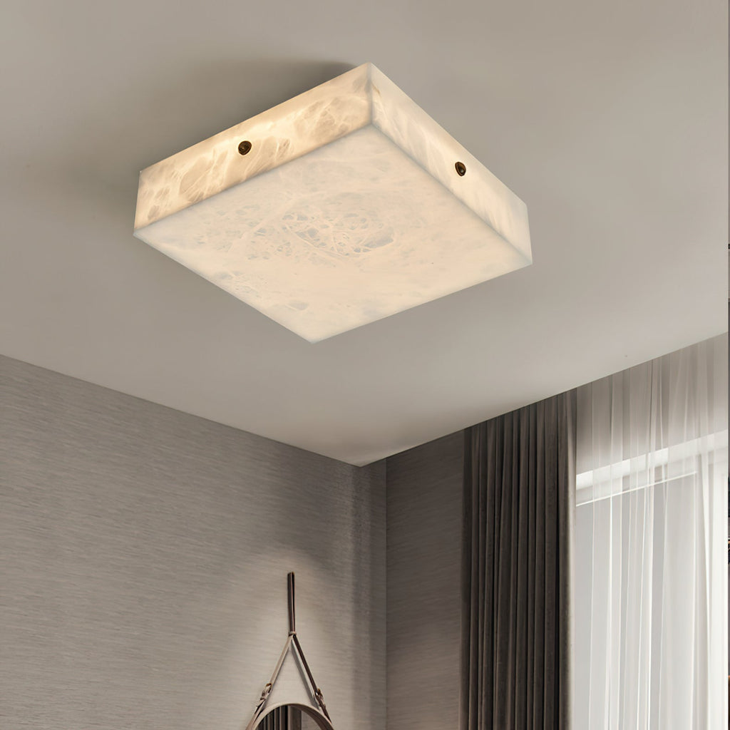 Arca Alabaster Flushmount Ceiling Light — view 19