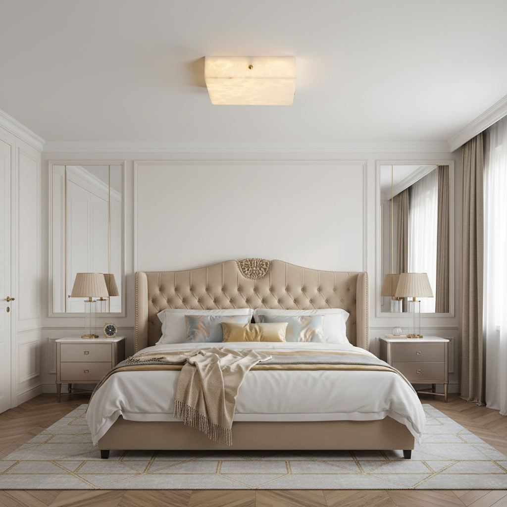Arca Alabaster Flushmount Ceiling Light — view 7