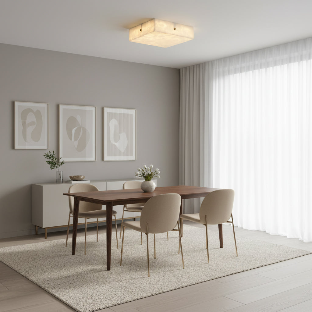 Arca Alabaster Flushmount Ceiling Light — view 6