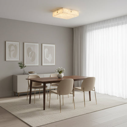 Arca Alabaster Flushmount Ceiling Light