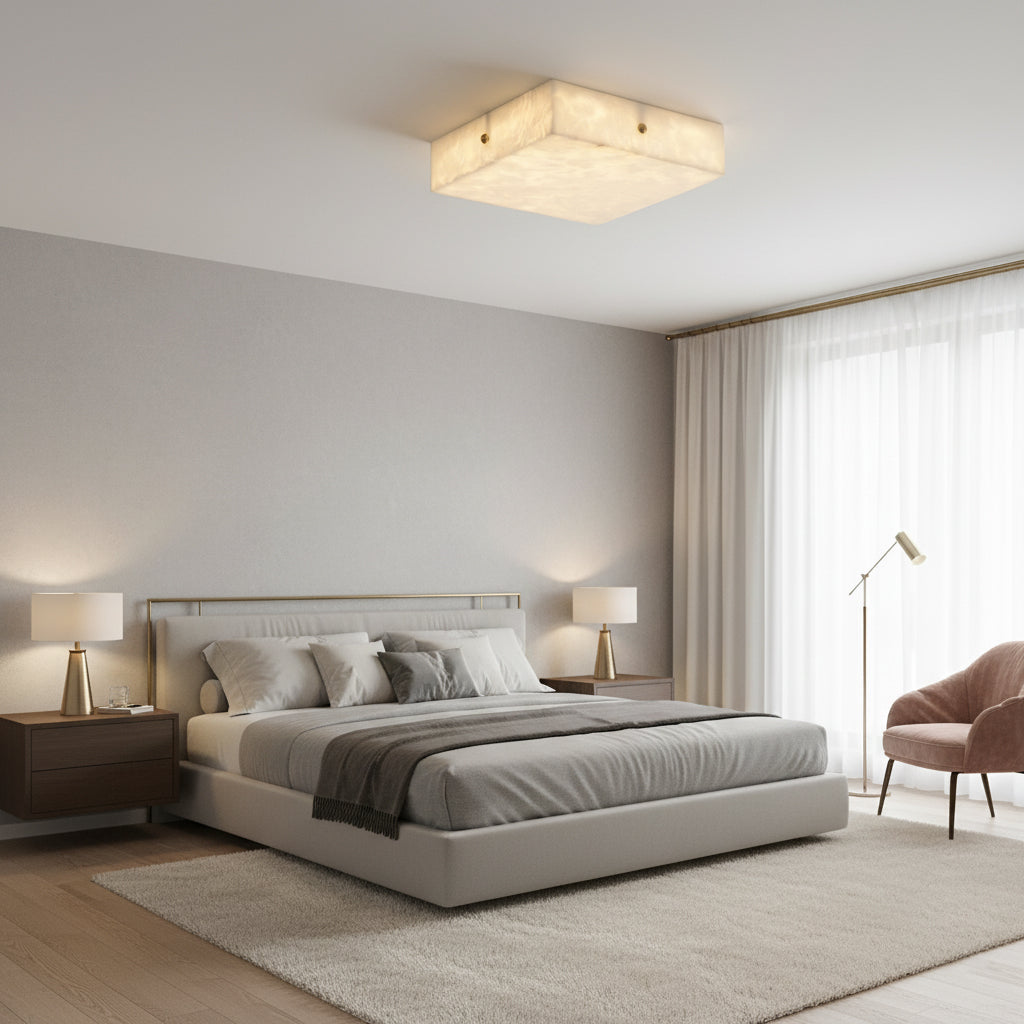 Arca Alabaster Flushmount Ceiling Light — view 4