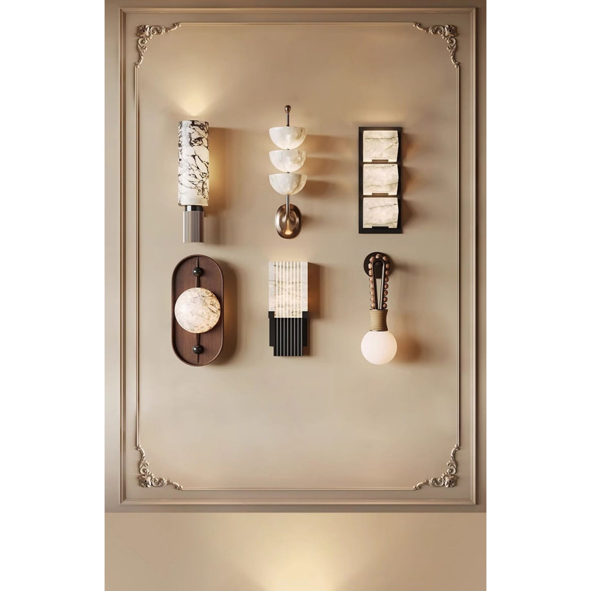 Ariel Alabaster Wall Lamp — view 7