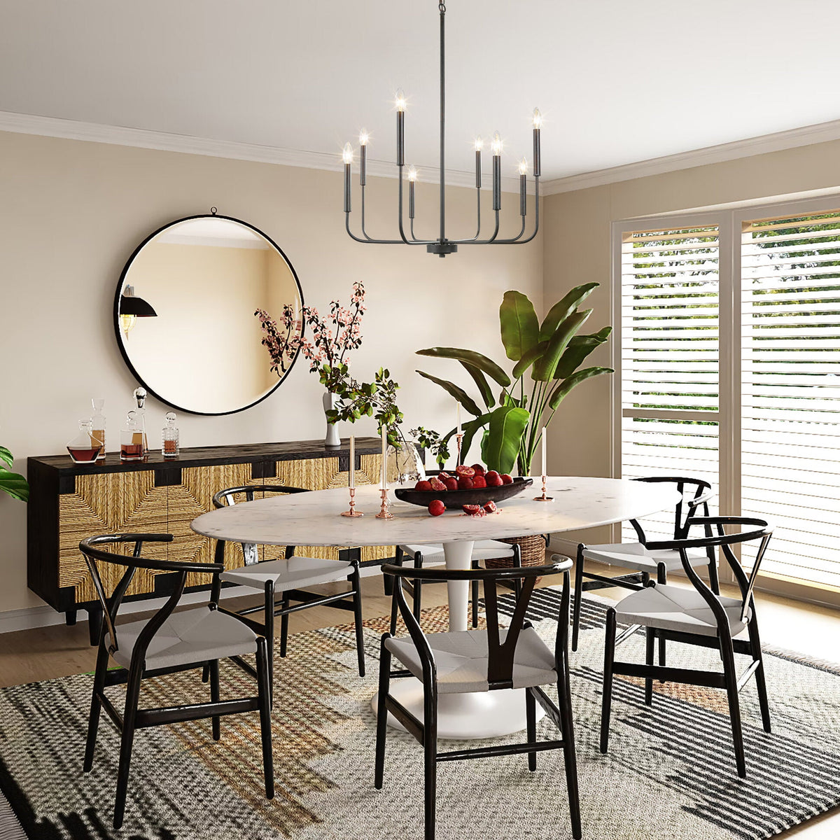 Arlin Candle Chandelier — view 7
