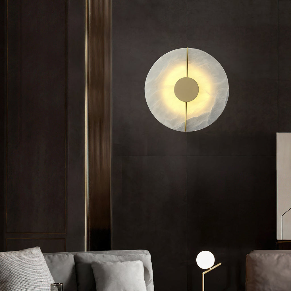 Artistic Alabaster Wall Lamp — view 10