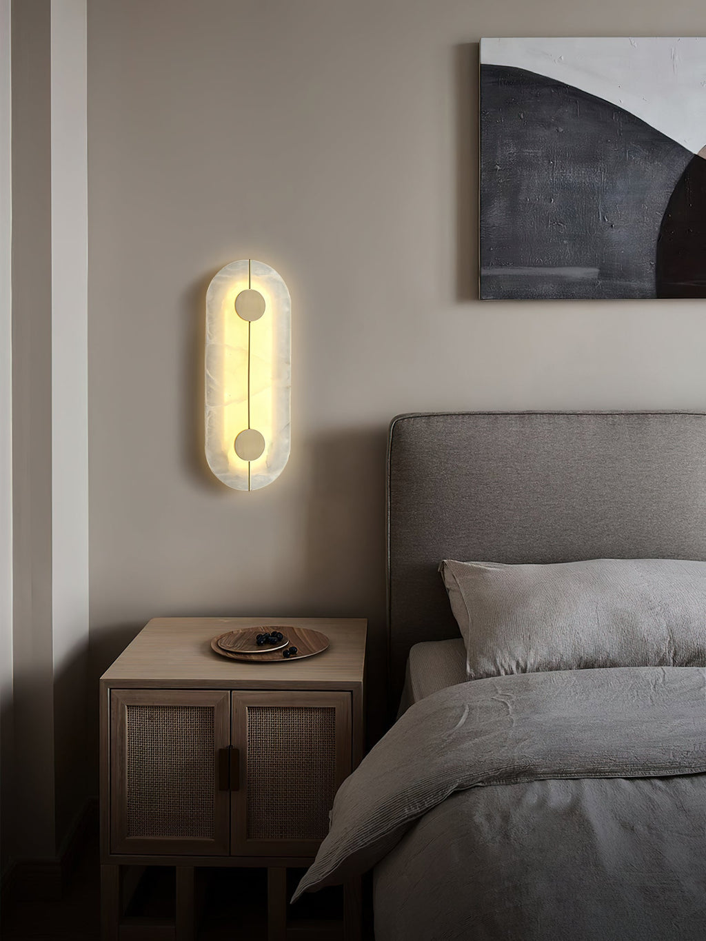 Artistic Alabaster Wall Lamp — view 11