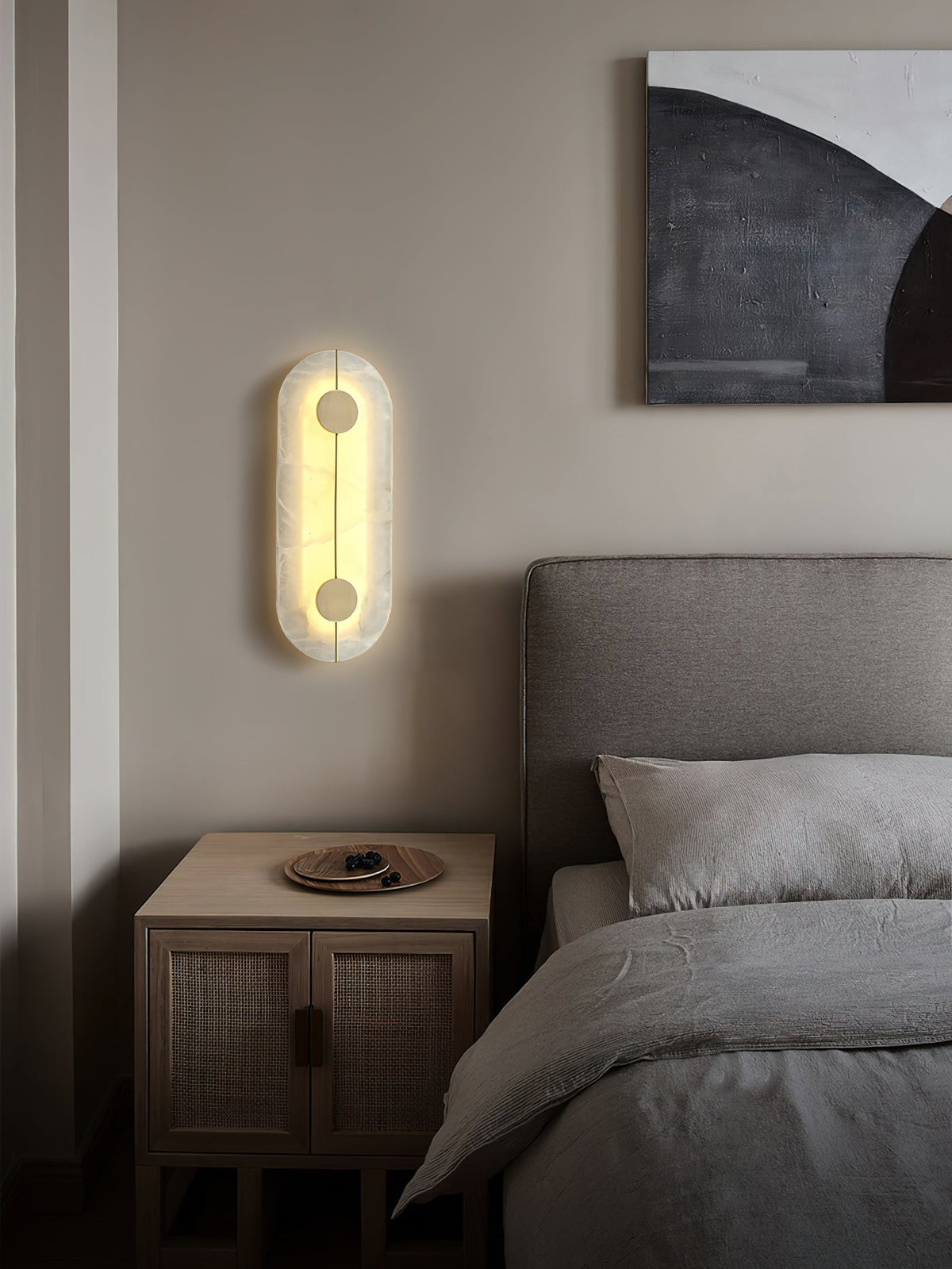 Artistic Alabaster Wall Lamp — view 11
