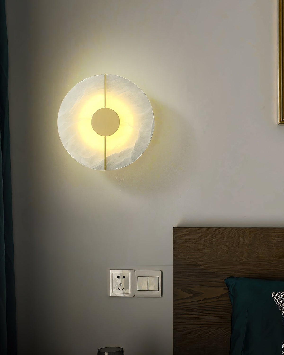 Artistic Alabaster Wall Lamp — view 14