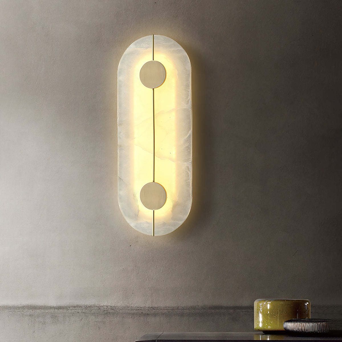 Artistic Alabaster Wall Lamp — view 2