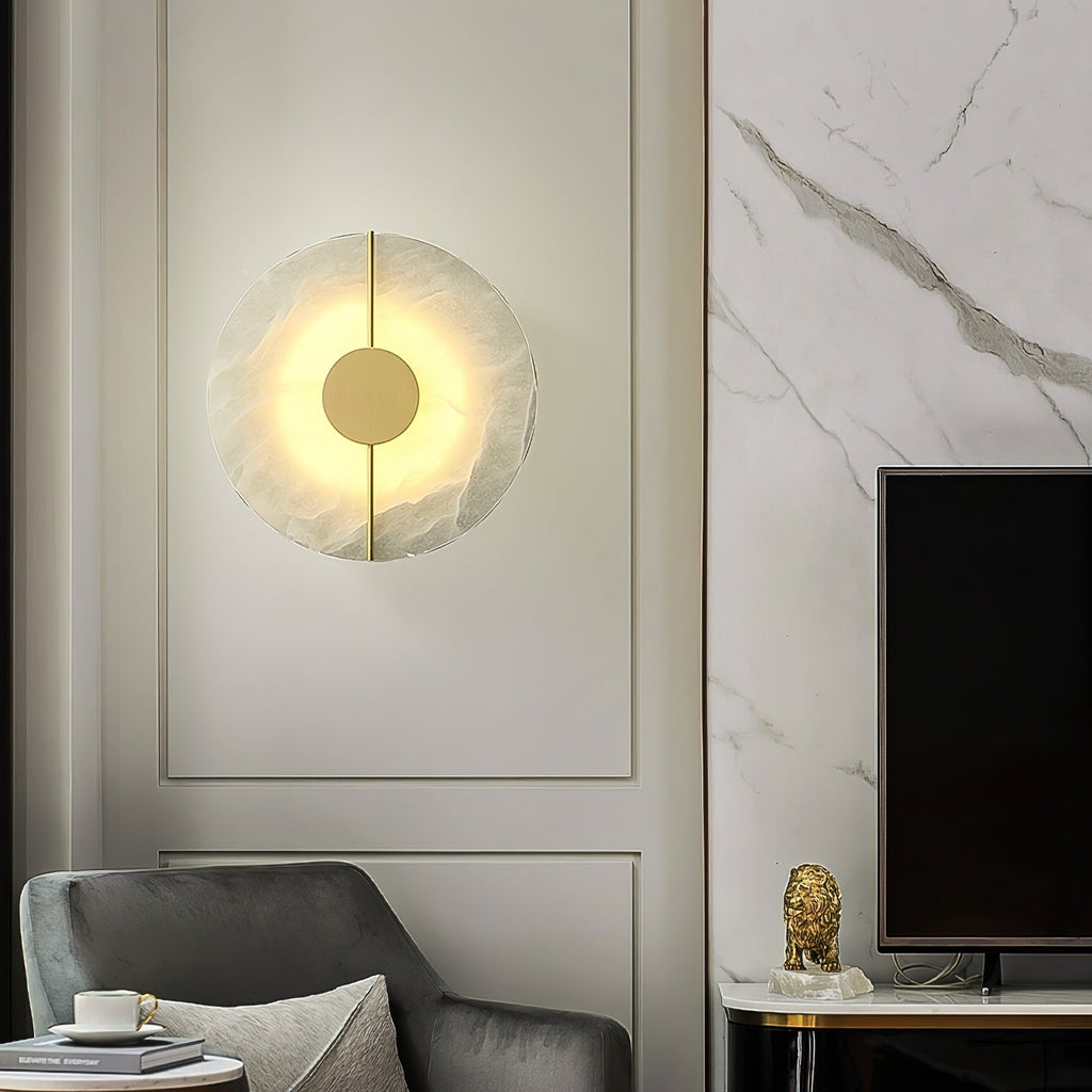 Artistic Alabaster Wall Lamp — view 7