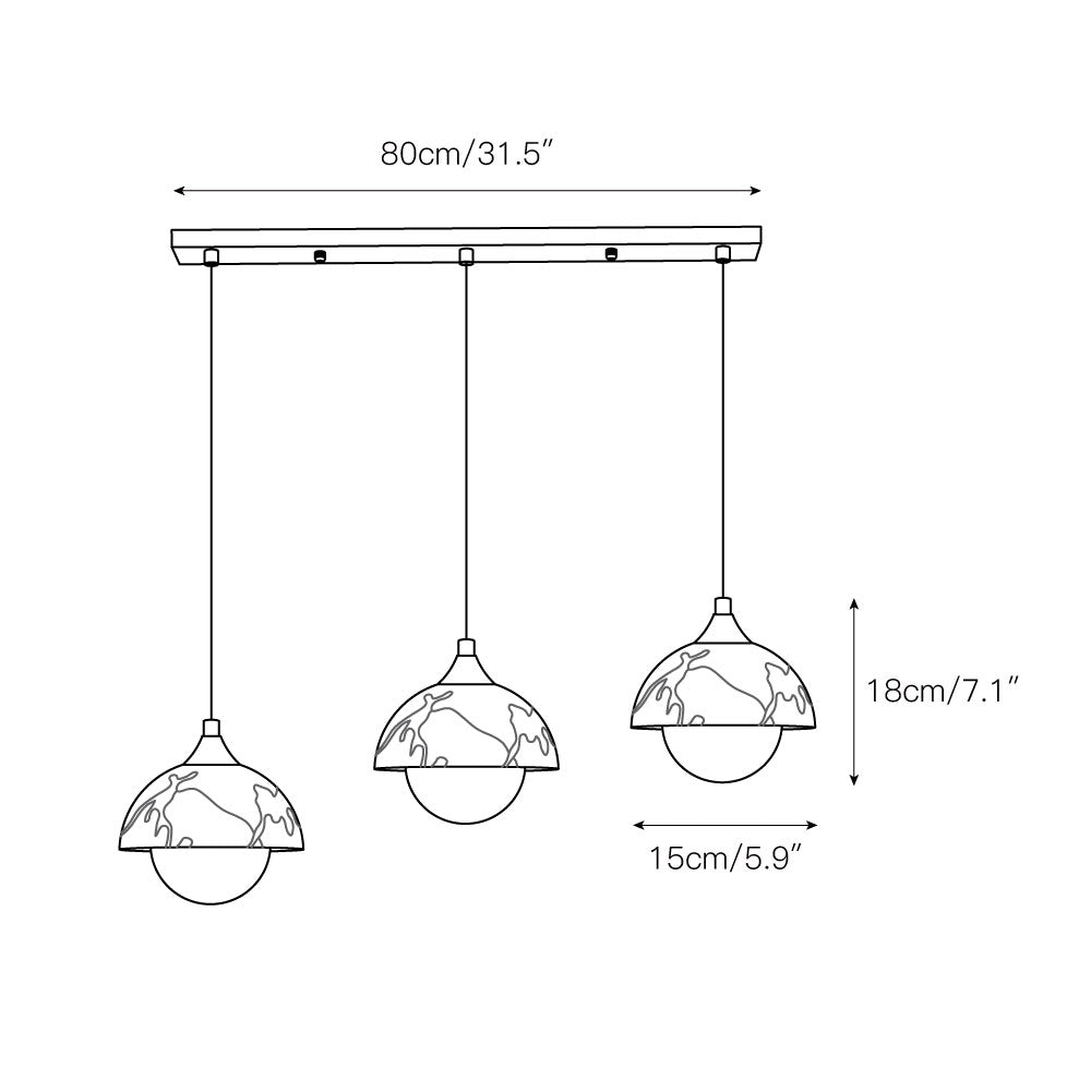 Artome Marble Pendant Lamp — view 4