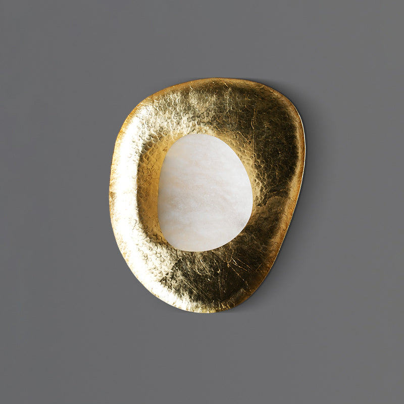 Astoria Hammered Lotus Leaf Sconce — view 9