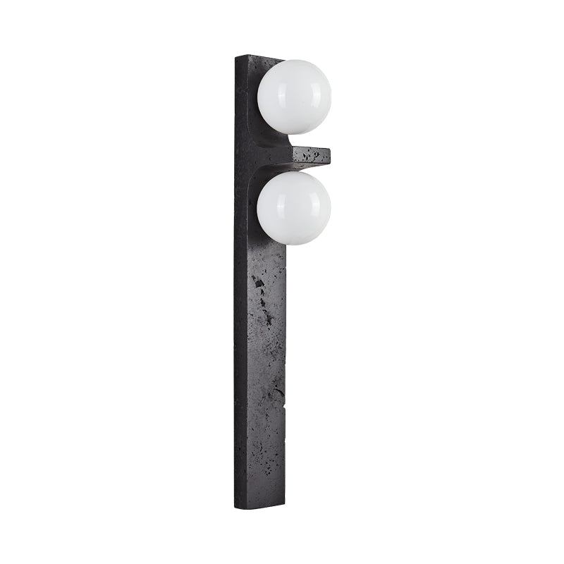 Asymmetrical Travertine Wall Sconce — view 13
