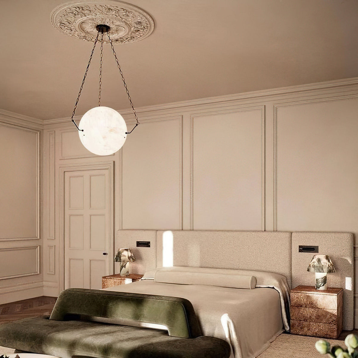 Atlas Alabaster Pendant Lamp — view 3