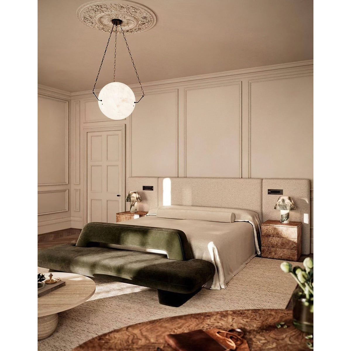 Atlas Alabaster Pendant Lamp — view 7