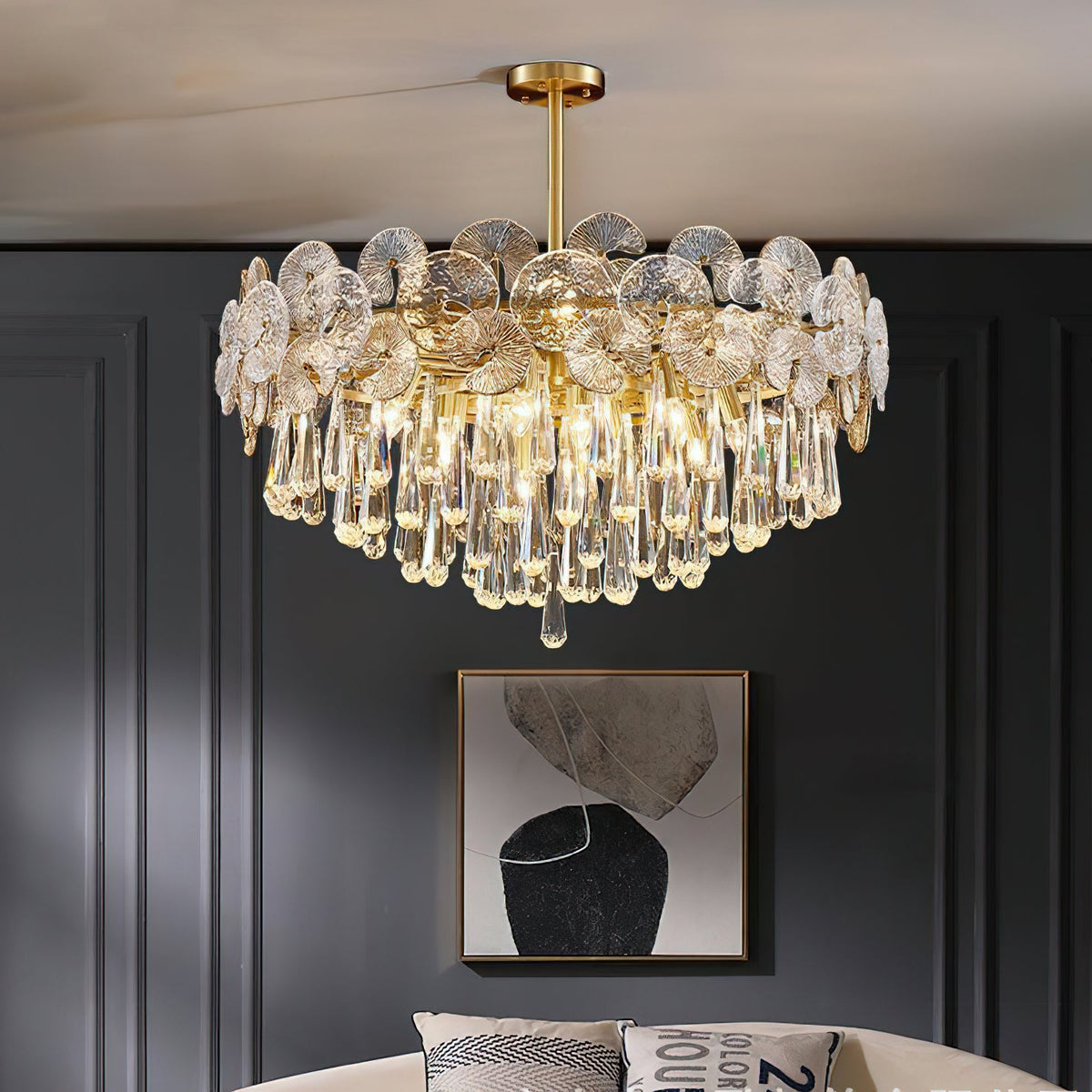 Atlas Crystal Chandelier — view 9