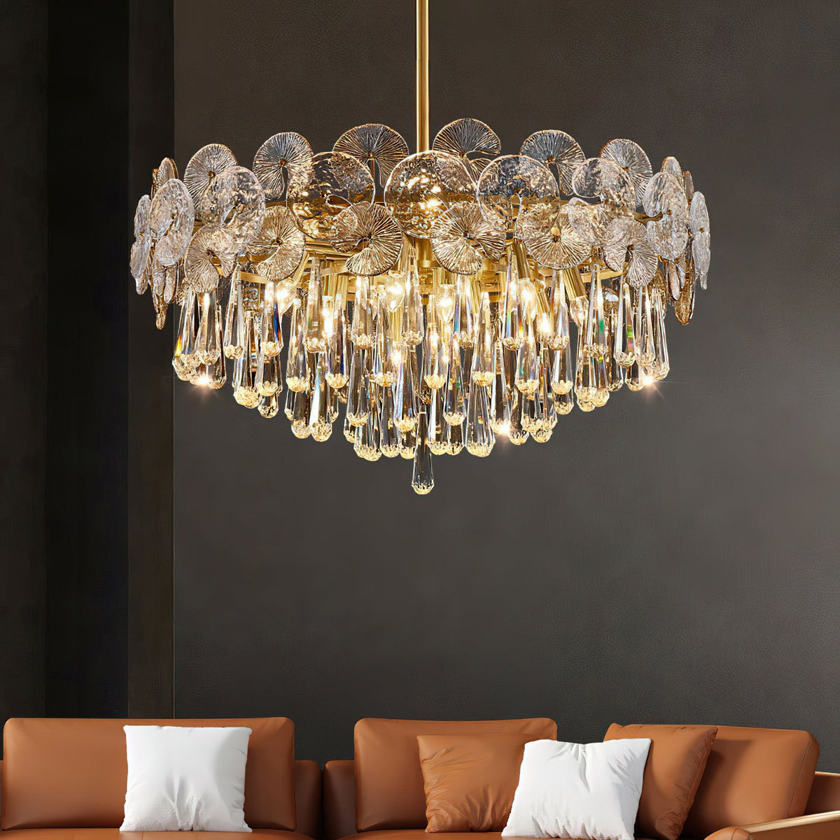 Atlas Crystal Chandelier — view 6