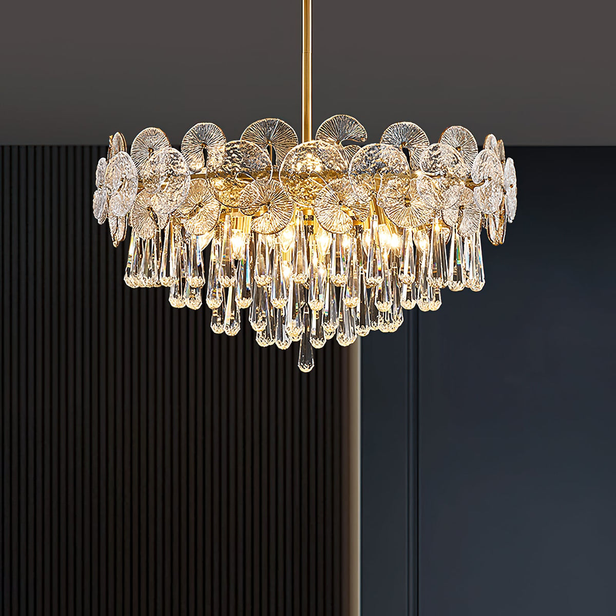 Atlas Crystal Chandelier — view 10