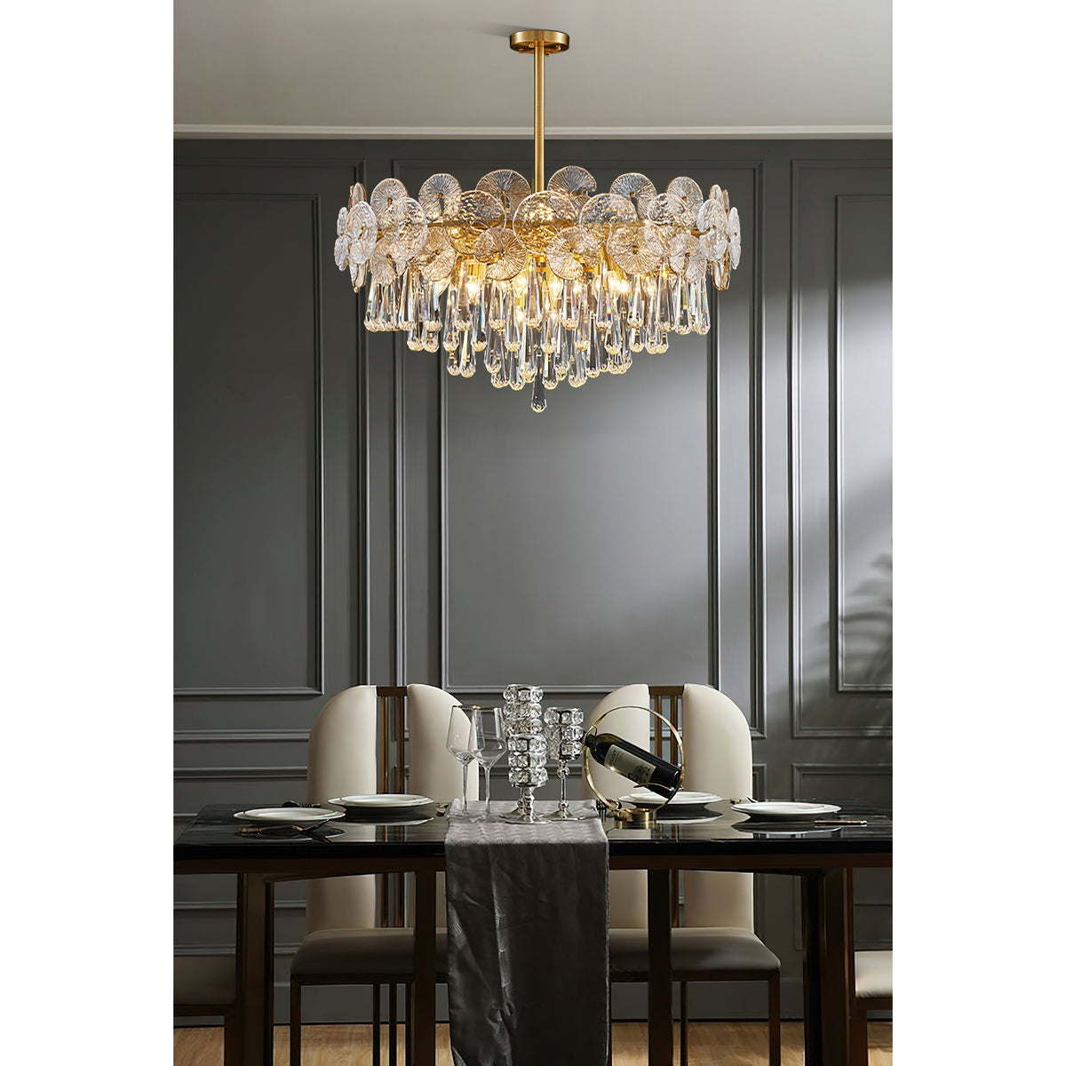 Atlas Crystal Chandelier — view 14