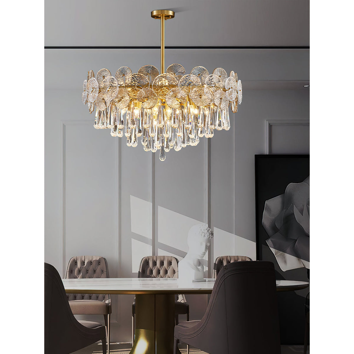 Atlas Crystal Chandelier — view 15