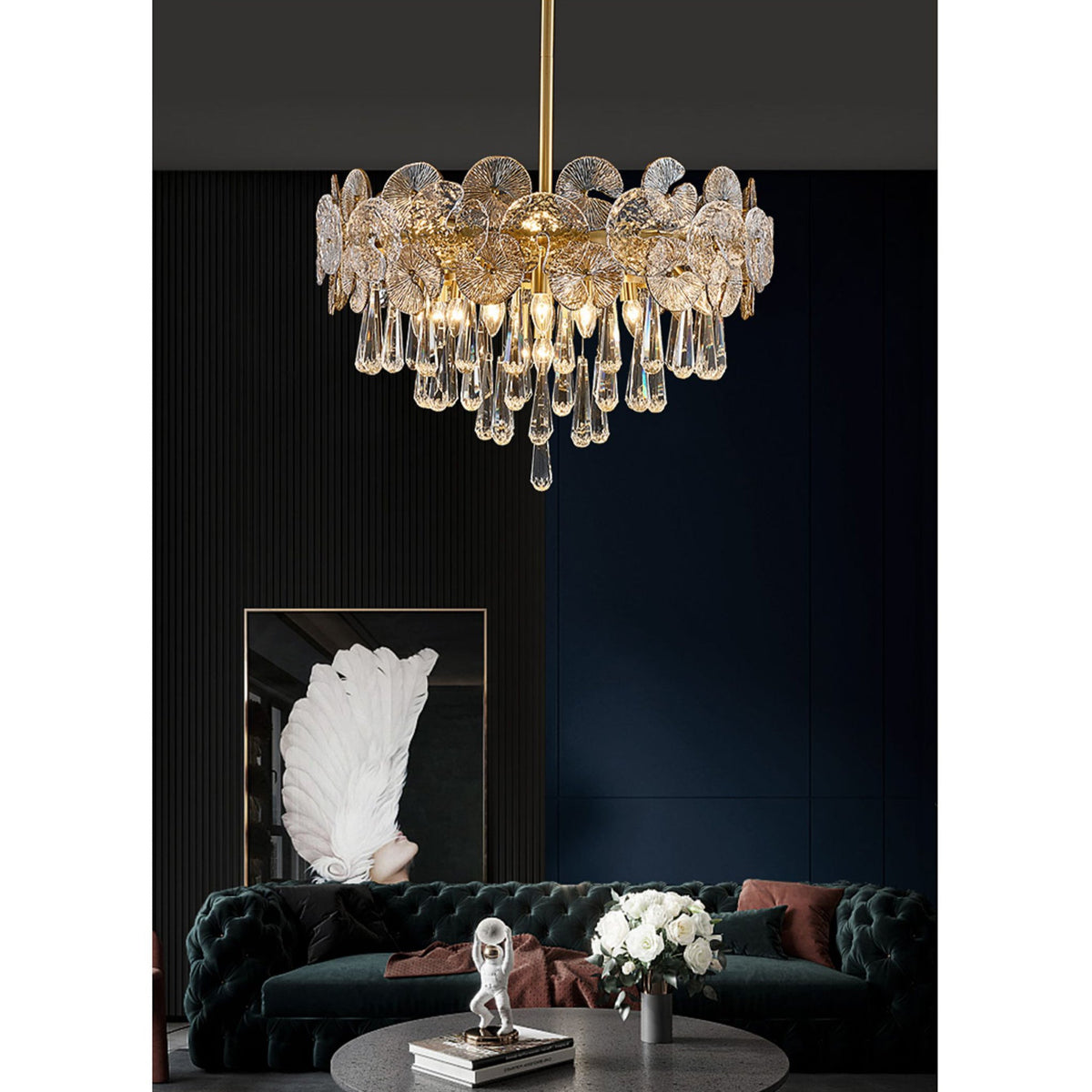Atlas Crystal Chandelier — view 16