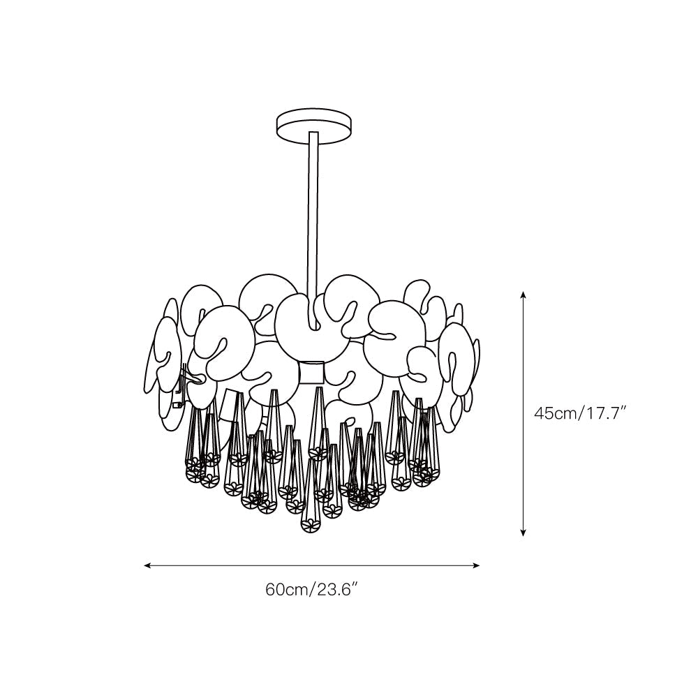 Atlas Crystal Chandelier — view 3