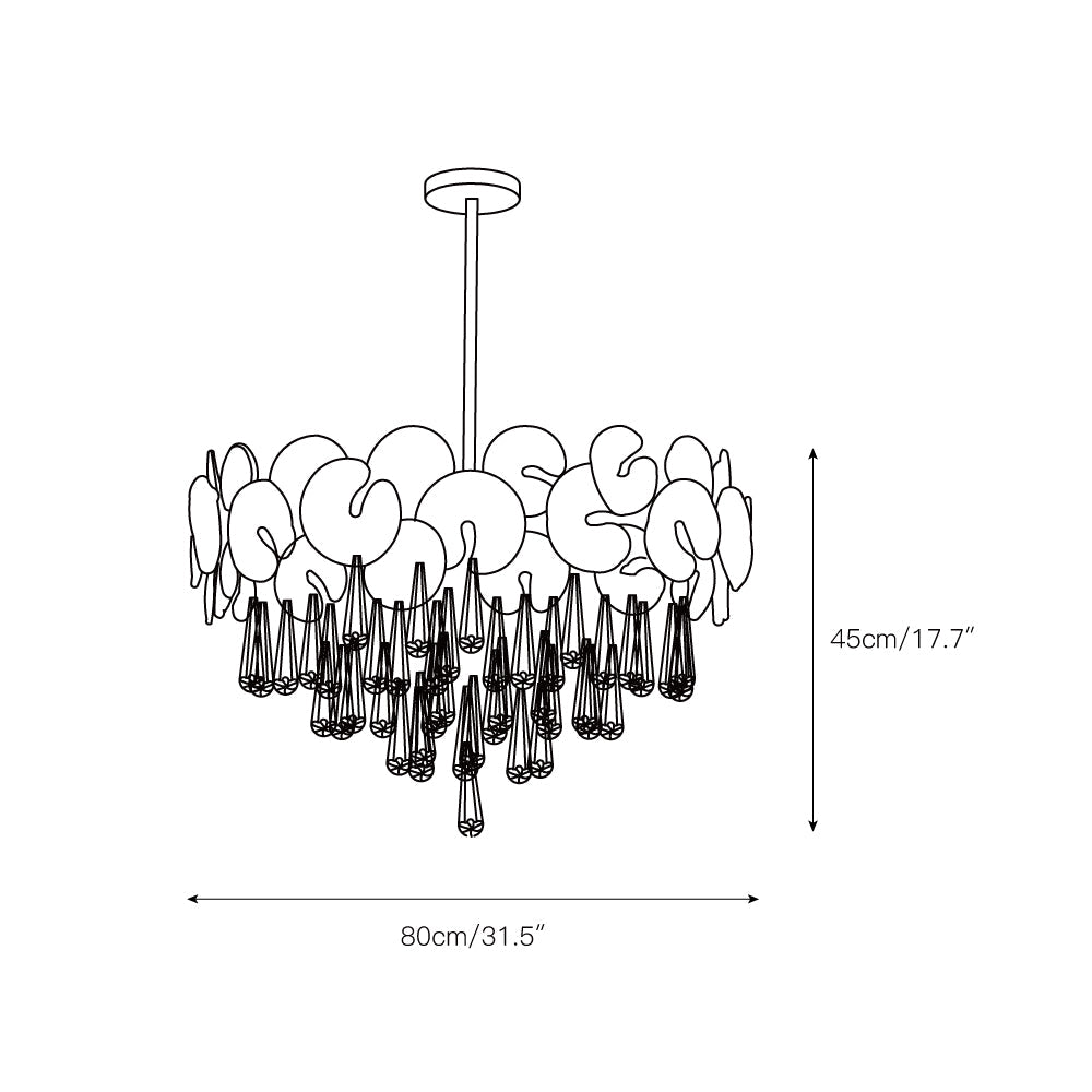 Atlas Crystal Chandelier — view 4
