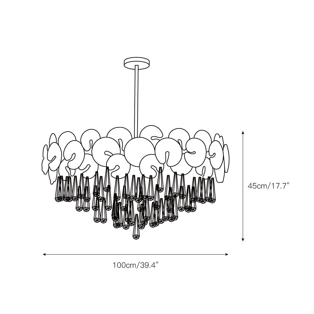 Atlas Crystal Chandelier — view 5