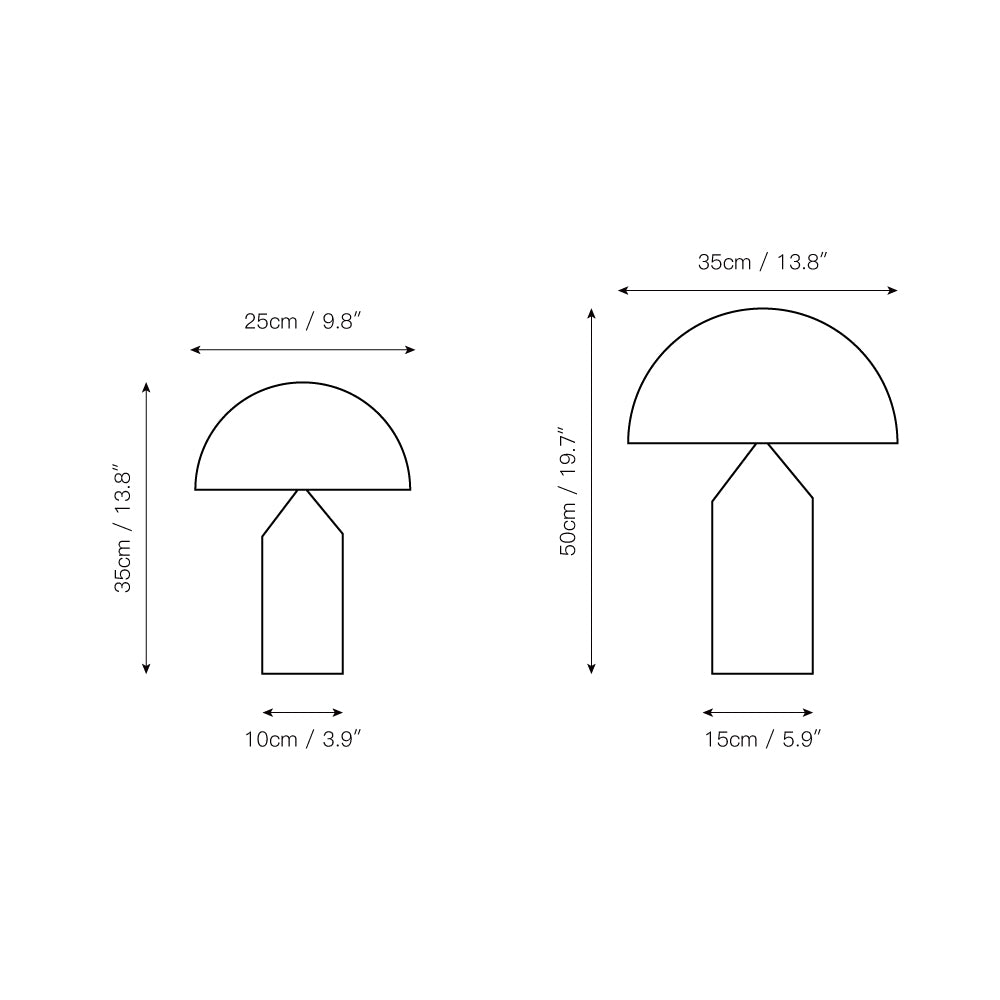 Atollo Glass Table Lamp — view 3