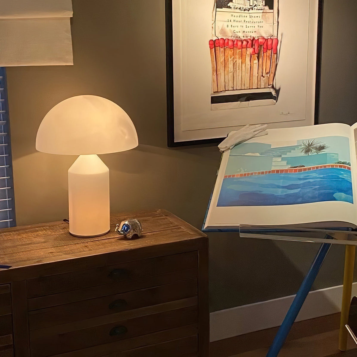 Atollo Alabaster Table Lamp — view 10