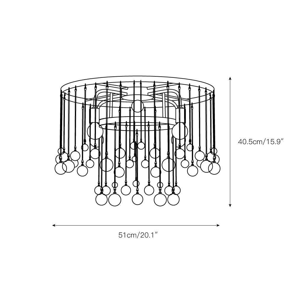 Aubrey Flush Mount Ceiling Lamp — view 3