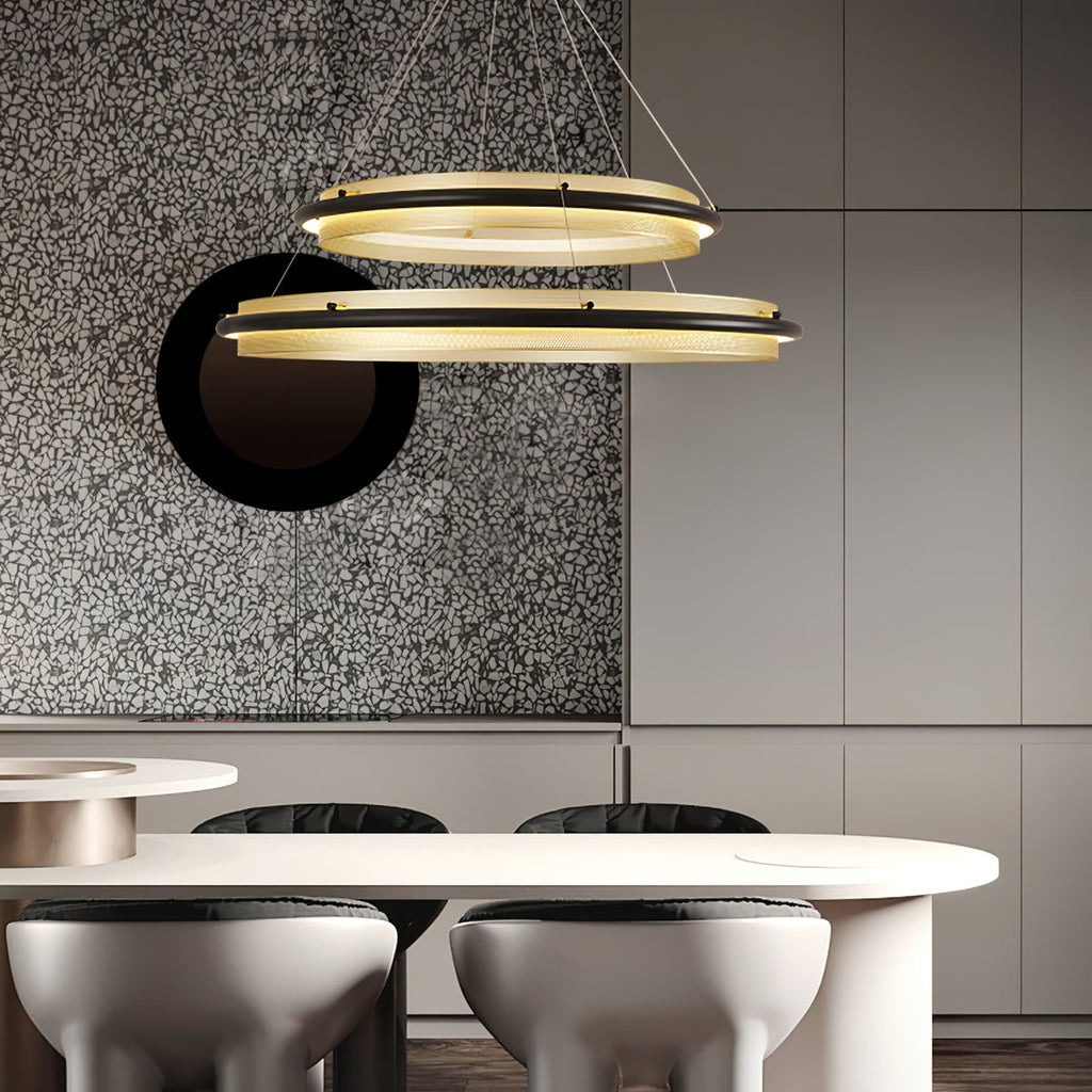 Aura Acrylic LED Chandelier — view 11