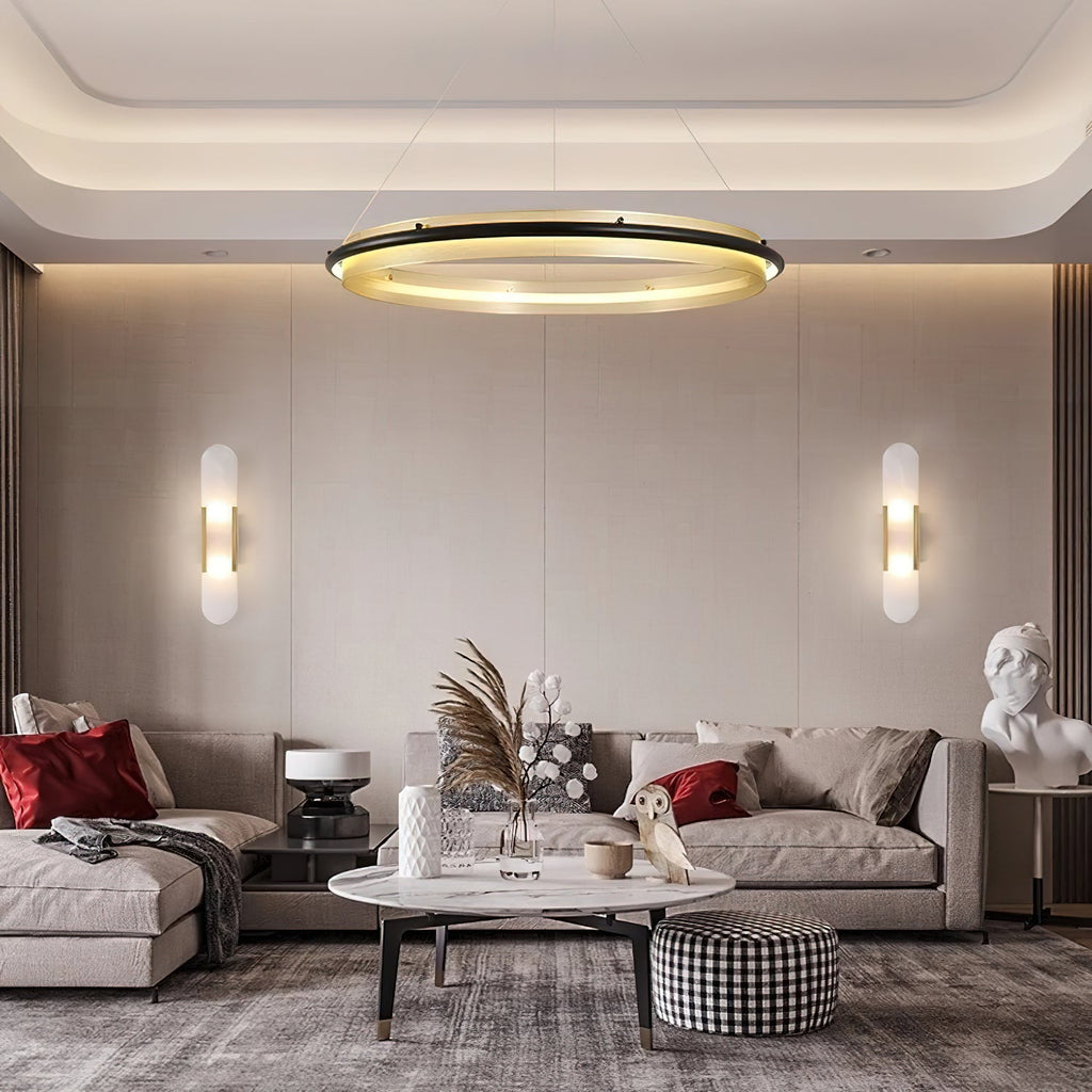 Aura Acrylic LED Chandelier — view 12