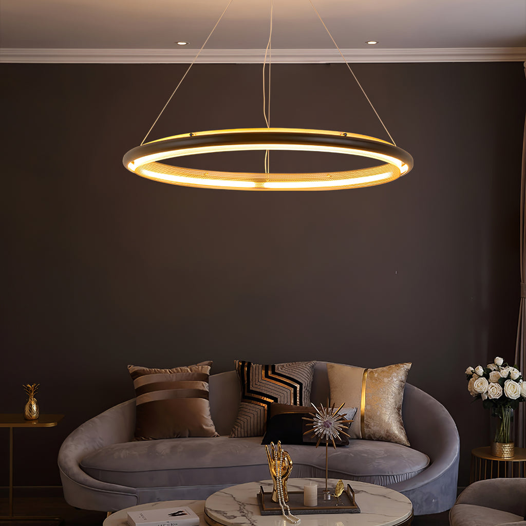 Aura Acrylic LED Chandelier — view 15