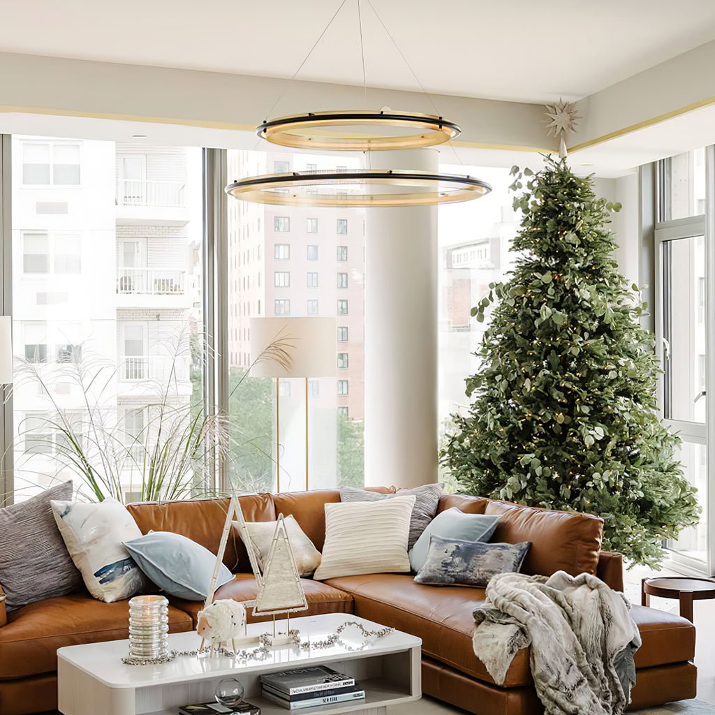 Aura Acrylic LED Chandelier — view 2