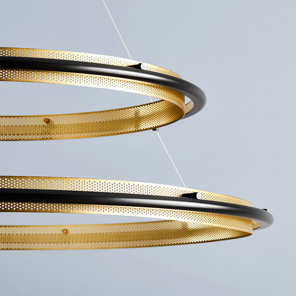Aura Acrylic LED Chandelier — view 17