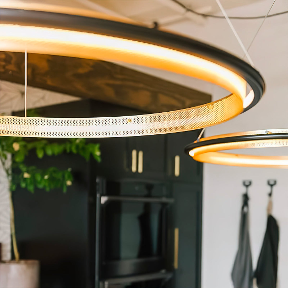 Aura Acrylic LED Chandelier — view 18