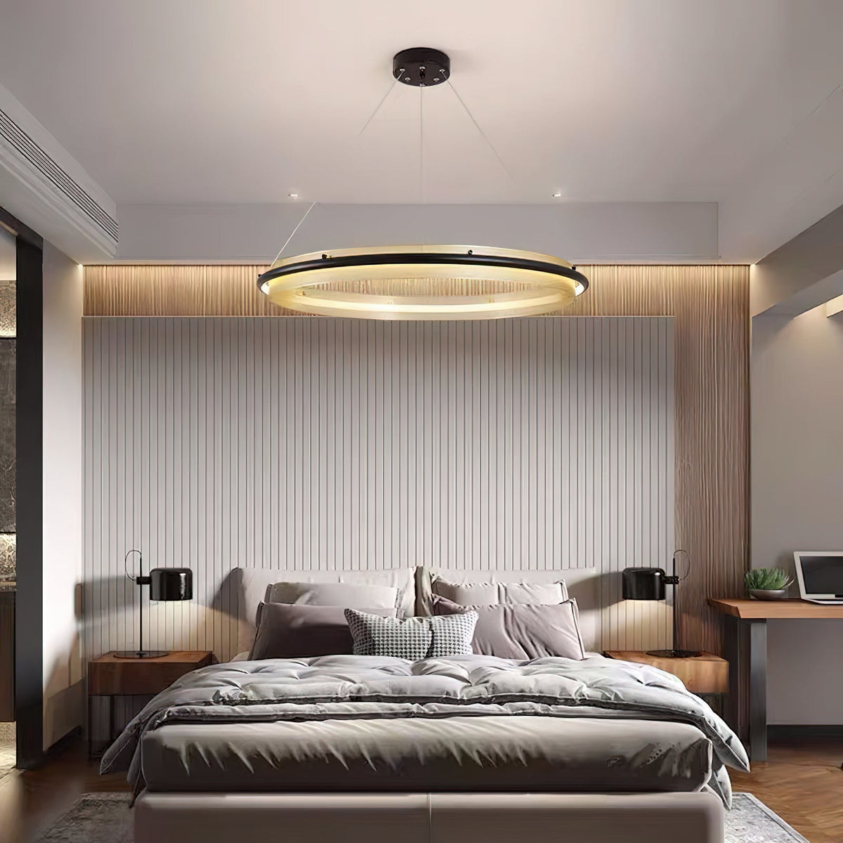 Aura Acrylic LED Chandelier — view 9