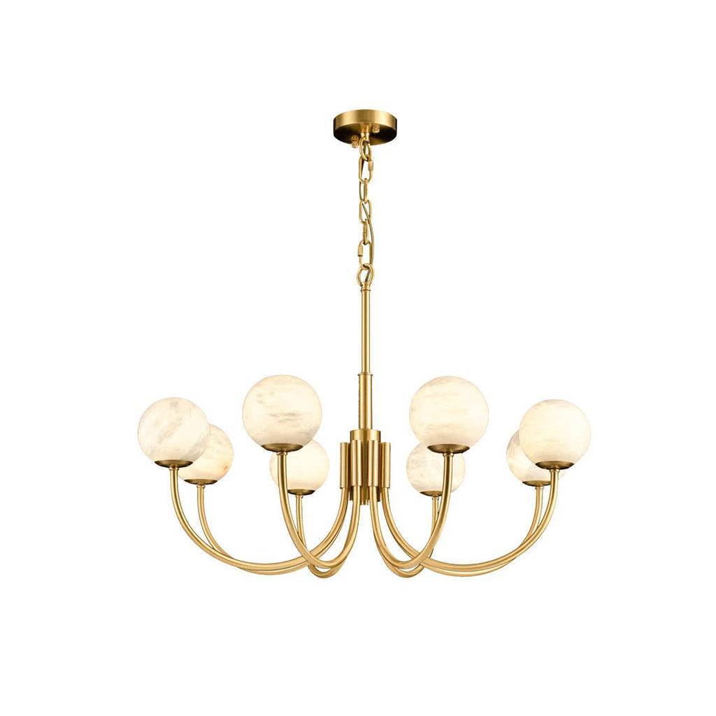Aurelian Alabaster Globe Chandelier