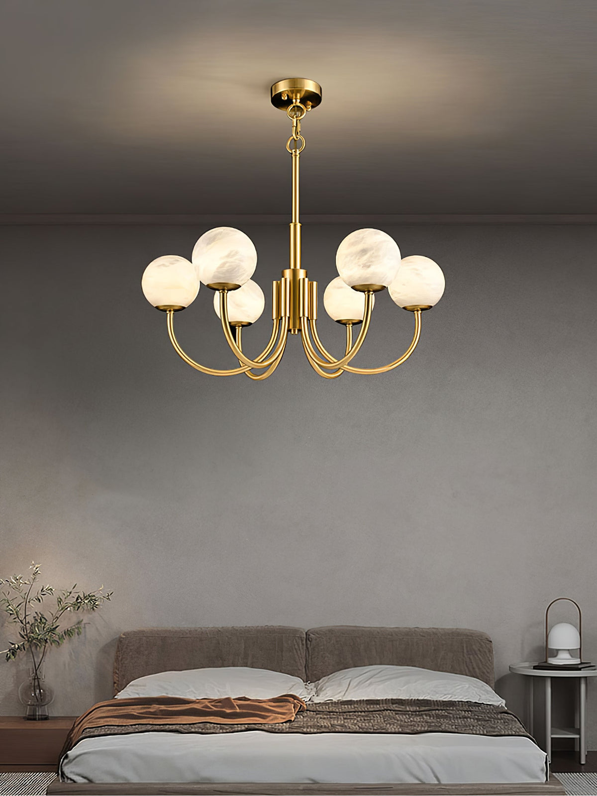 Aurelian Alabaster Globe Chandelier — view 45