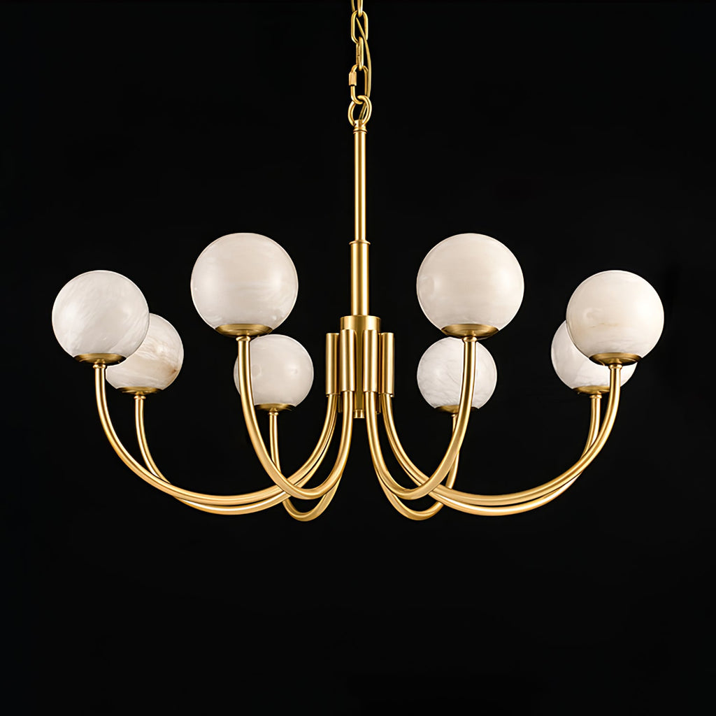 Aurelian Alabaster Globe Chandelier — view 47
