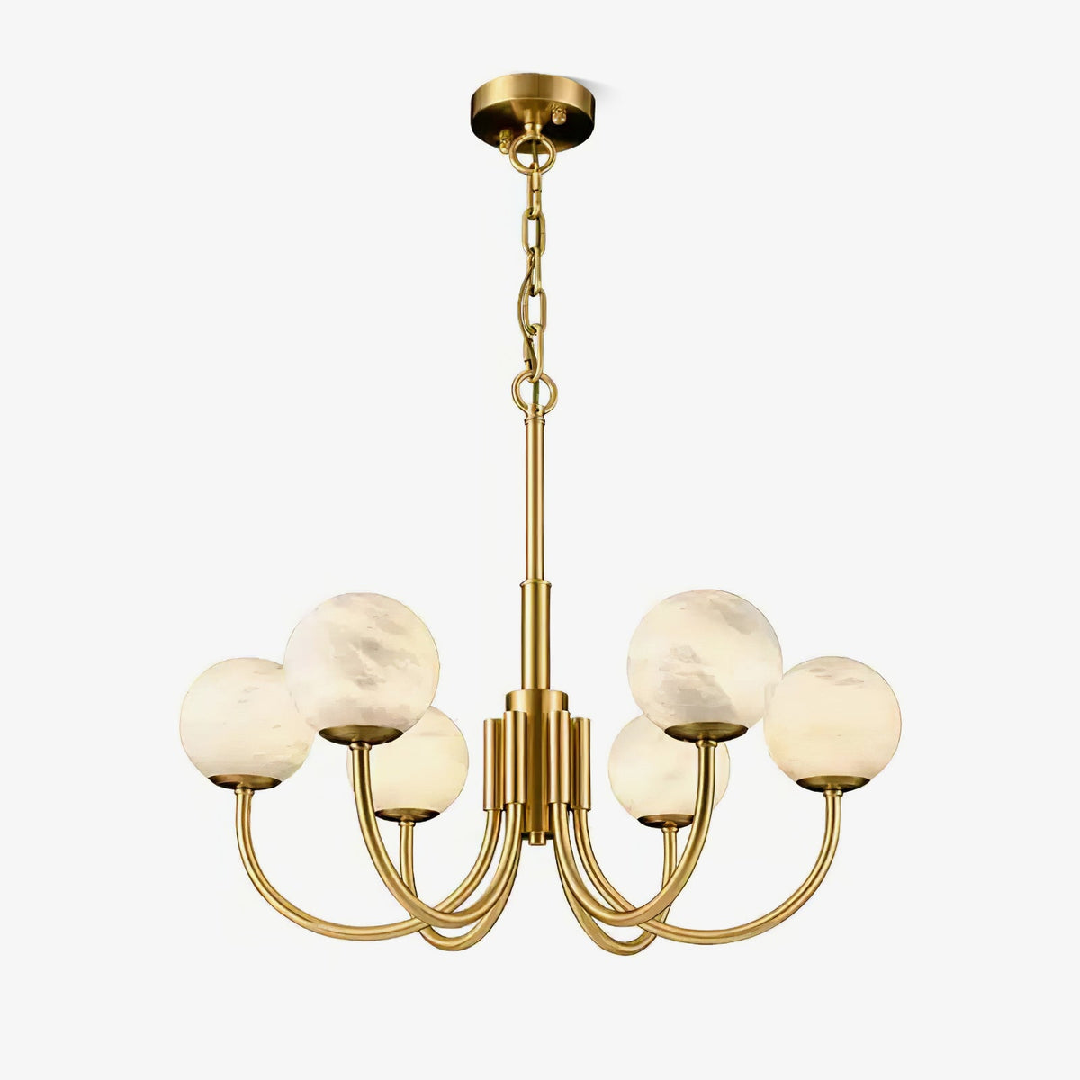 Aurelian Alabaster Globe Chandelier — view 51