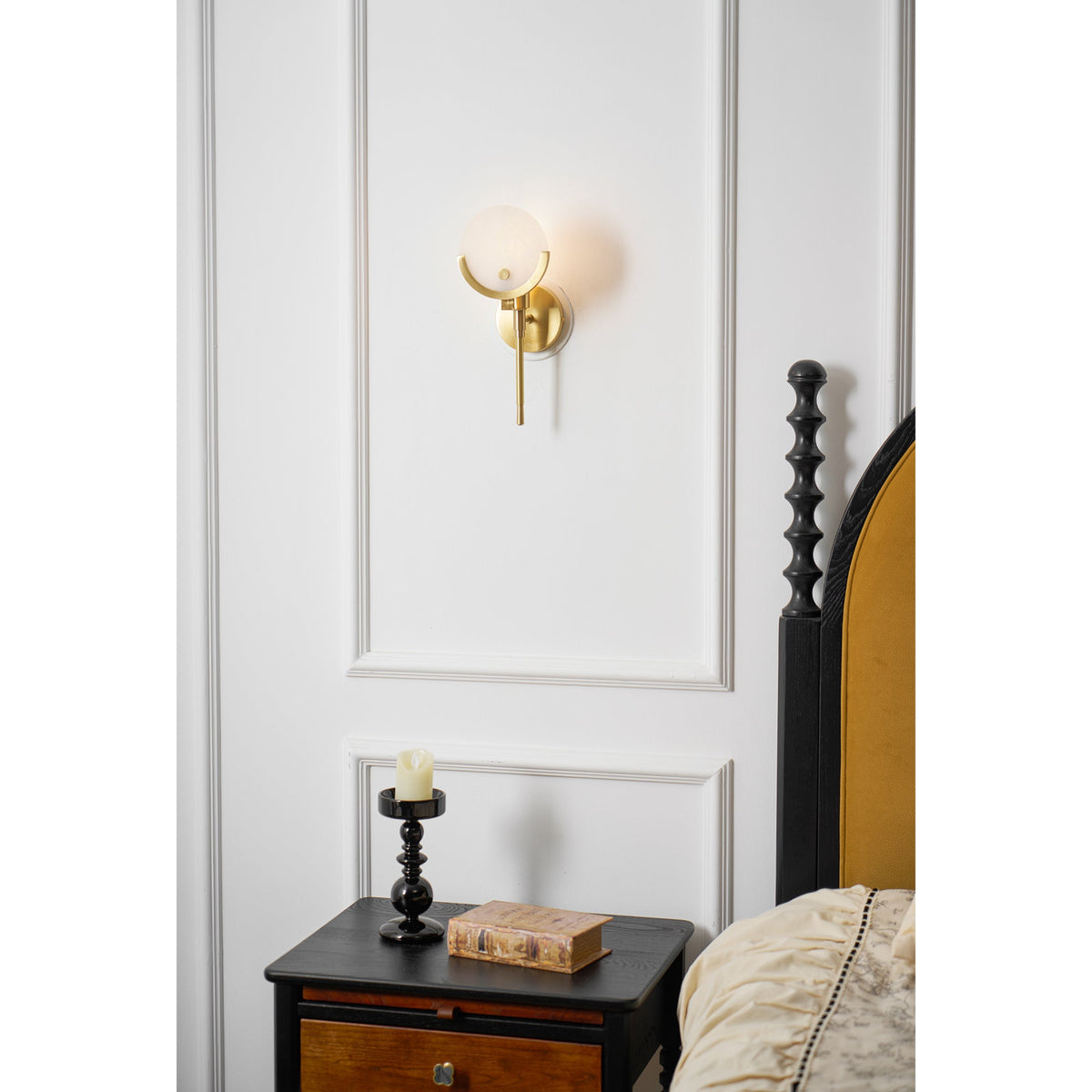 Ava Brass Sconce — view 17